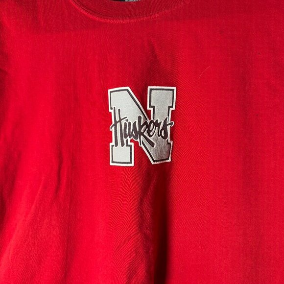 HUSKERS TEAM STARTER VINTAGE T-SHIRT SIZE 3TG , 100% COTTON - Picture 6 of 6